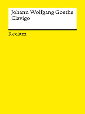 cover image of Clavigo. Ein Trauerspiel